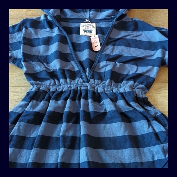 Victoria’s Secret PINK University of Pink French Terry Dress Size Medium - Picture 7 of 7